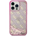 Miniatyrbild 3 av 8: Guess iPhone 14 Pro Max Mobilskal Liquid Glitter - Rosa