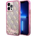 Miniatyrbild 1 av 8: Guess iPhone 14 Pro Max Mobilskal Liquid Glitter - Rosa