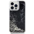 Miniatyrbild 3 av 8: Guess iPhone 14 Pro Max Mobilskal Liquid Glitter Marble - Svart