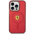 Miniatyrbild 3 av 8: Ferrari iPhone 14 Pro Max Mobilskal Magsafe Translucent - Röd