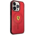 Miniatyrbild 4 av 8: Ferrari iPhone 14 Pro Max Mobilskal Magsafe Translucent - Röd