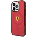 Miniatyrbild 2 av 8: Ferrari iPhone 14 Pro Max Mobilskal Magsafe Translucent - Röd