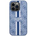 Miniatyrbild 3 av 8: Guess iPhone 14 Pro Mobilskal MagSafe Printed Stripes - Blå