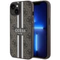 Miniatyrbild 1 av 8: Guess iPhone 14 Plus Mobilskal MagSafe Printed Stripes Brun