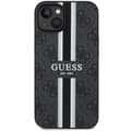 Miniatyrbild 3 av 8: Guess iPhone 14 Plus Mobilskal MagSafe Printed Stripe Svart
