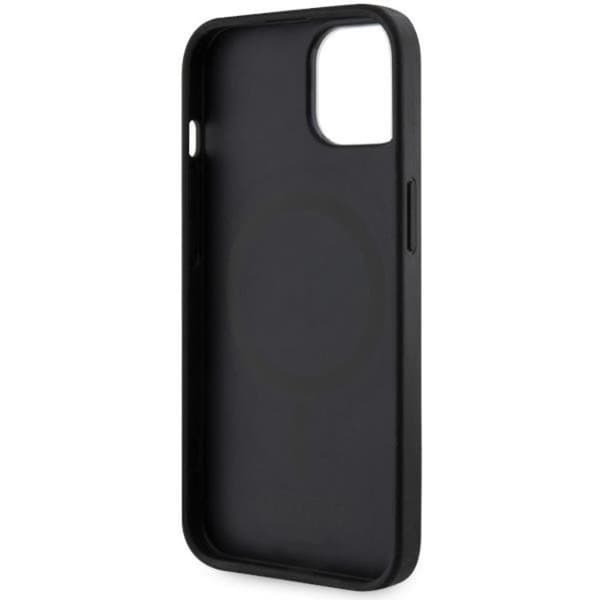 Guess iPhone 14 Plus Mobilskal MagSafe Printed Stripe Svart
