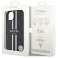 Miniatyrbild 8 av 8: Guess iPhone 14 Plus Mobilskal MagSafe Printed Stripe Svart