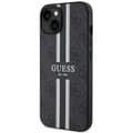 Miniatyrbild 2 av 8: Guess iPhone 14 Plus Mobilskal MagSafe Printed Stripe Svart