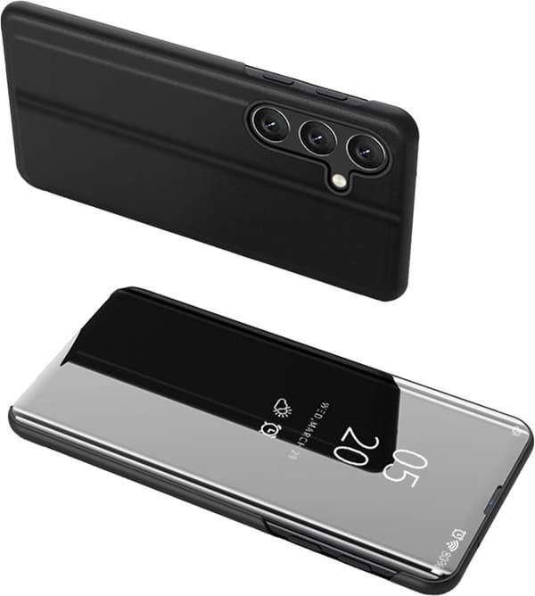 Galaxy A24 4G Mobilfodral Clear View - Svart