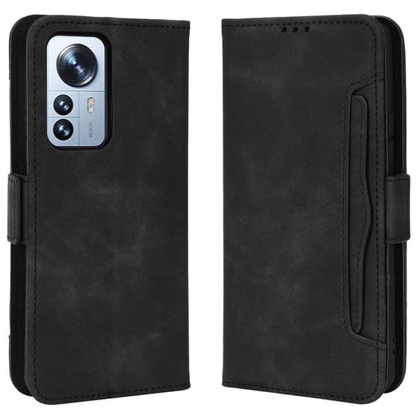 Xiaomi 12 Pro Plånboksfodral - Svart
