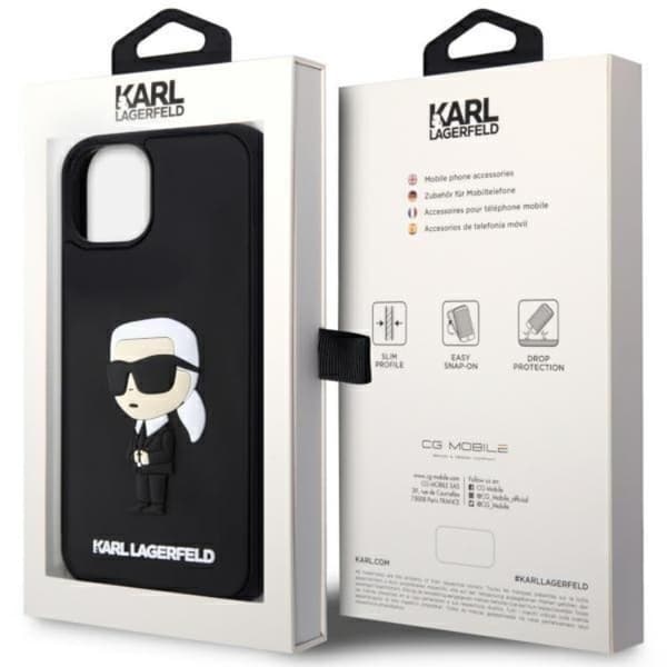 Karl Lagerfeld iPhone 14 Plus Mobilskal Rubber Ikonic