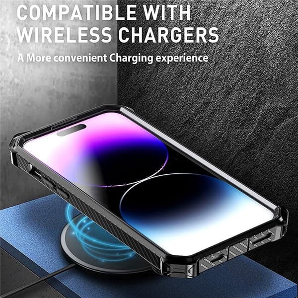 iPhone 14 Pro Magsafe Mobilskal Ringhållare - Lila