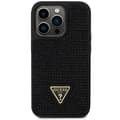Miniatyrbild 3 av 8: Guess iPhone 14 Pro Max Mobilskal Rhinestone Triangle - Svart