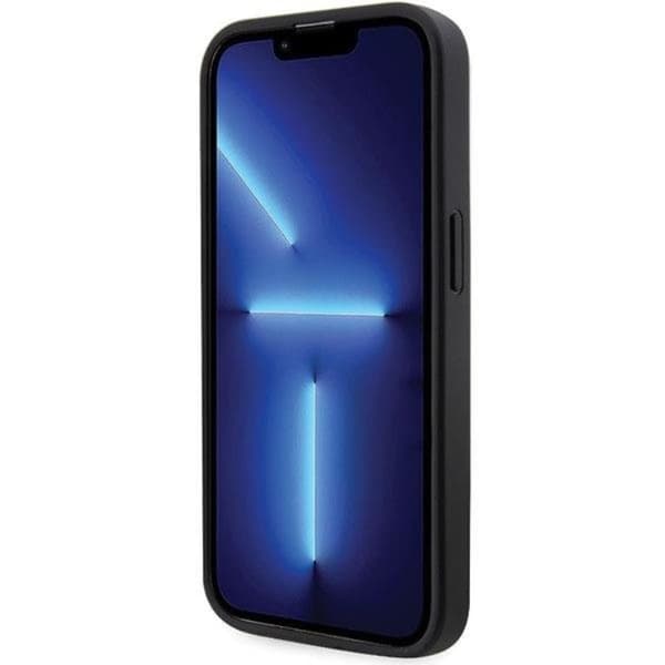 Guess iPhone 14 Pro Max Mobilskal Rhinestone Triangle - Svart