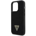 Miniatyrbild 6 av 8: Guess iPhone 14 Pro Max Mobilskal Rhinestone Triangle - Svart