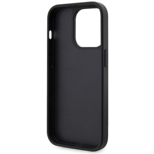 Guess iPhone 14 Pro Max Mobilskal Rhinestone Triangle - Svart