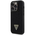 Miniatyrbild 2 av 8: Guess iPhone 14 Pro Max Mobilskal Rhinestone Triangle - Svart