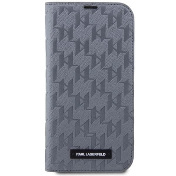 Karl Lagerfeld iPhone 14 Pro Plånboksfodral Saffiano Monogram
