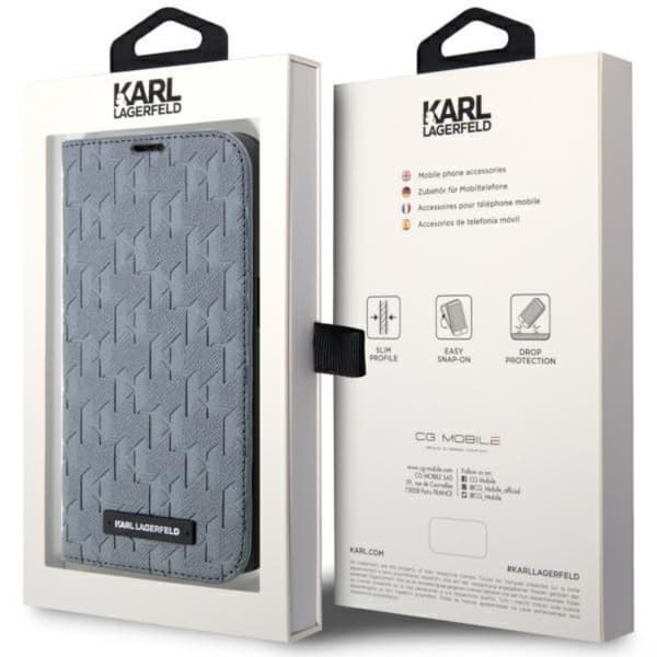 Karl Lagerfeld iPhone 14 Pro Plånboksfodral Saffiano Monogram