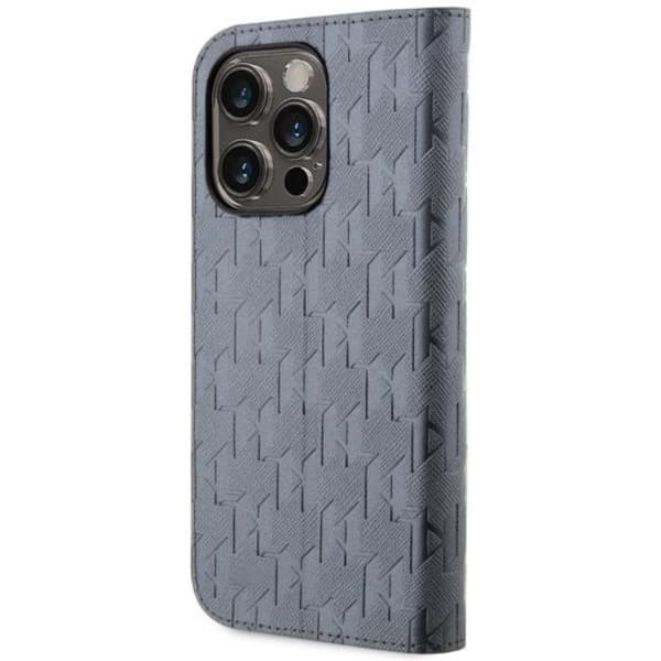 Karl Lagerfeld iPhone 14 Pro Plånboksfodral Saffiano Monogram