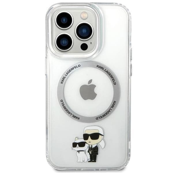 Karl Lagerfeld iPhone 14 Pro Mobilskal Magsafe Iconic Karl