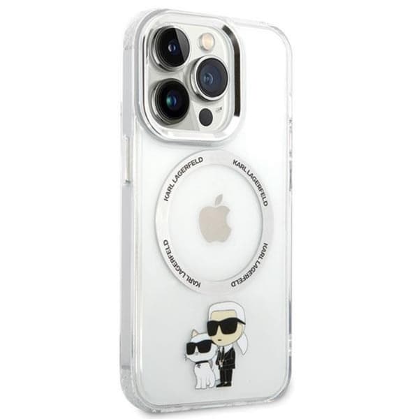 Karl Lagerfeld iPhone 14 Pro Mobilskal Magsafe Iconic Karl