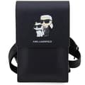 Miniatyrbild 2 av 6: Karl Lagerfeld Halsbandsfodral Saffiano Karl & Choupette - Svart