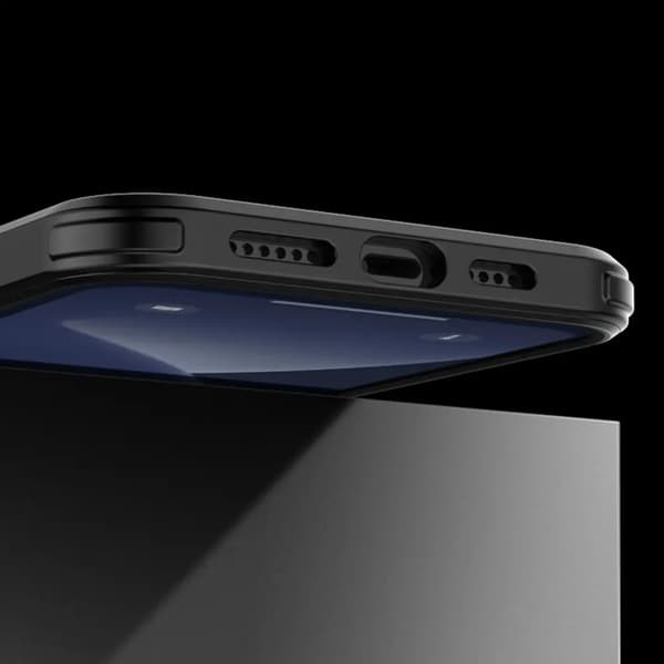 [2in1] iPhone 14 Pro Max Mobilskal Och Härdat Glas Skärmskydd - Svart