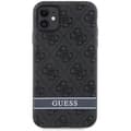 Miniatyrbild 2 av 7: Guess iPhone 11/XR Mobilskal Stripe - Grå