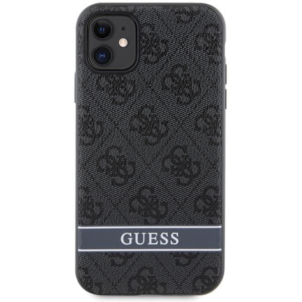 Guess iPhone 11/XR Mobilskal Stripe - Grå