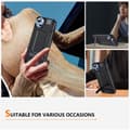 Miniatyrbild 7 av 8: iPhone 14 Plus Mobilskal Kickstand Shockproof - Svart