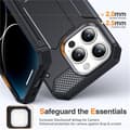 Miniatyrbild 3 av 6: iPhone 13 Pro Max Mobilskal Kickstand Shockproof - Svart