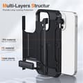 Miniatyrbild 4 av 6: iPhone 13 Pro Max Mobilskal Kickstand Shockproof - Svart