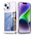 Miniatyrbild 1 av 7: iPhone XS Max Mobilskal Korthållare Hybrid Acrylic - Clear