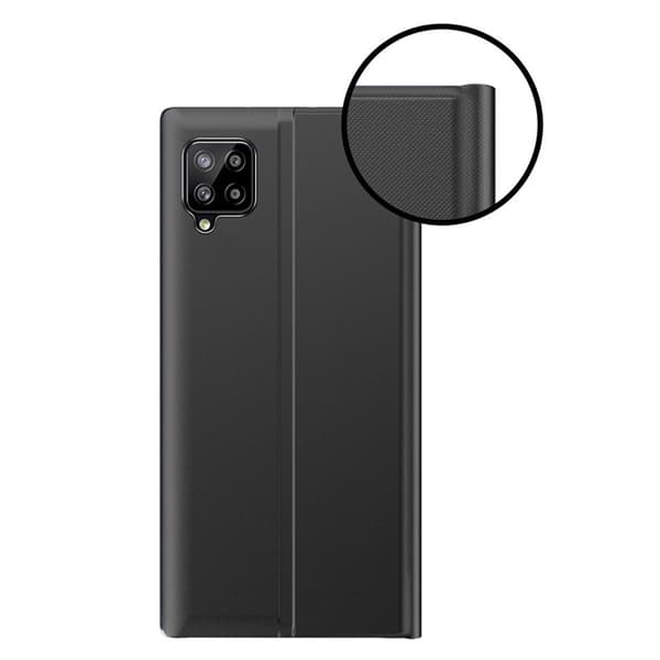 Galaxy A22 4G Mobilfodral Sleep Smart Window - Rosa