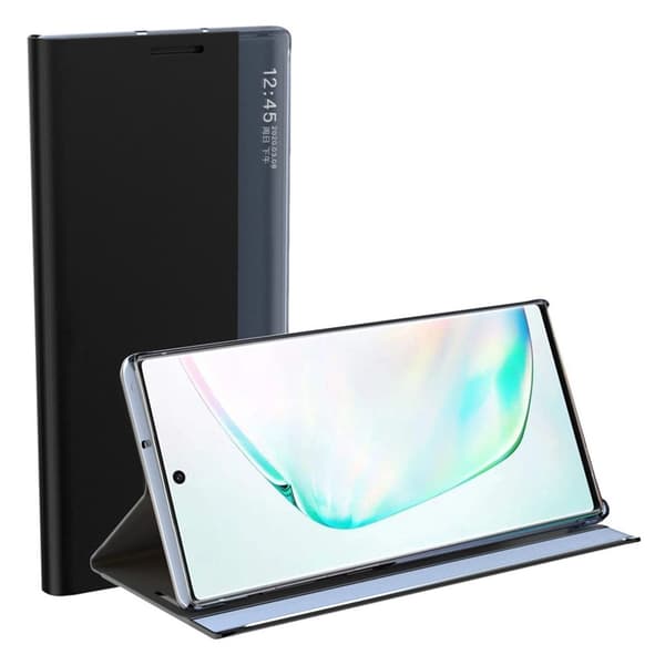 Galaxy A22 4G Mobilfodral Sleep Smart Window - Rosa