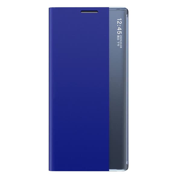 Galaxy A22 4G Mobilfodral Sleep Smart Window - Blå