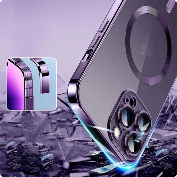 Tech-Protect iPhone 12 Mobilskal Magsafe Shine - RoseGuld