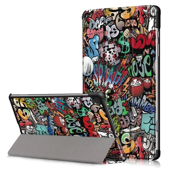 Galaxy Tab S6 Lite 10.4 Plånboksfodral - Graffiti