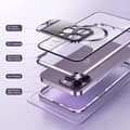 Miniatyrbild 3 av 7: BOOM iPhone 14 Pro Max Mobilskal Magsafe Metall Frame - Guld