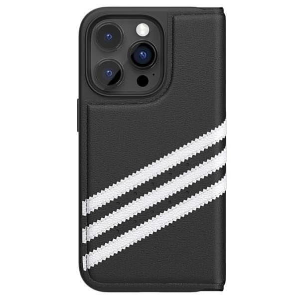 Adidas iPhone 14 Pro Plånboksfodral OR PU - Svart/Vit