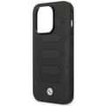 Miniatyrbild 6 av 8: BMW iPhone 14 Pro Max Mobilskal Läder Seats Pattern - Svart
