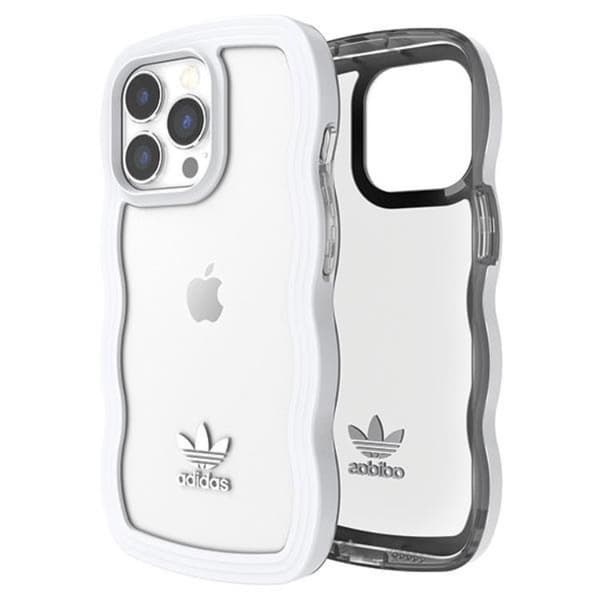 Adidas iPhone 13/13 Pro Mobilskal OR Wavy - Vit/Transparent