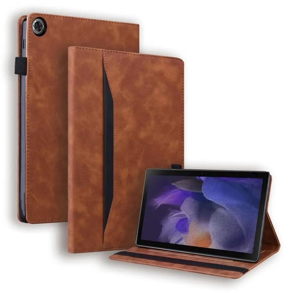 Galaxy Tab A8 10.5 2021 Plånboksfodral - Brun