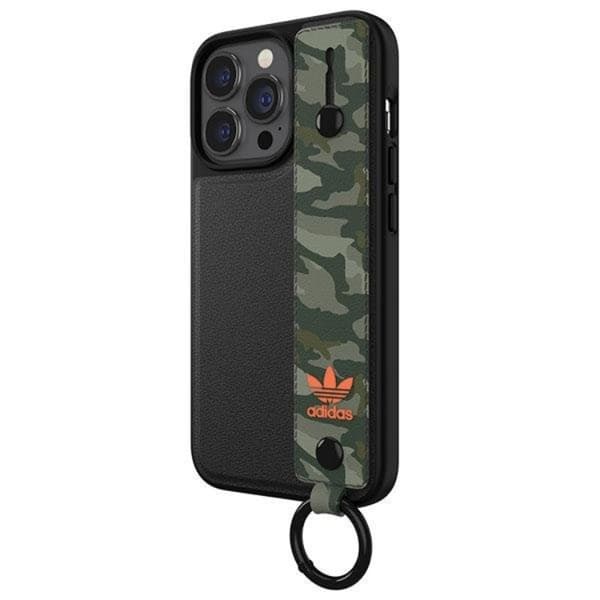 Adidas iPhone 13 Pro Mobilskal OR Hand Strap - Svart/Grön
