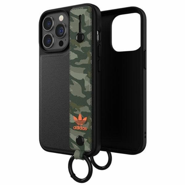 Adidas iPhone 13 Pro Mobilskal OR Hand Strap - Svart/Grön
