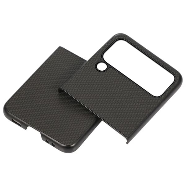 Galaxy Z Flip4 5G Mobilskal Carbon Fiber - Svart