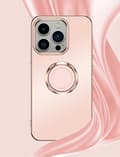 Miniatyrbild 6 av 8: iPhone 14 Pro Mobilskal Ringhållare Electroplating Kickstand - Lila