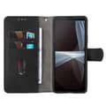 Miniatyrbild 2 av 3: Sony Xperia 10 IV Plånboksfodral Skin Touch - Svart