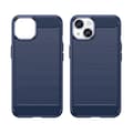 Miniatyrbild 5 av 9: iPhone 15 Mobilskal Carbon Flexible - Blå